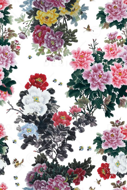 花朵印花华亿平台图片