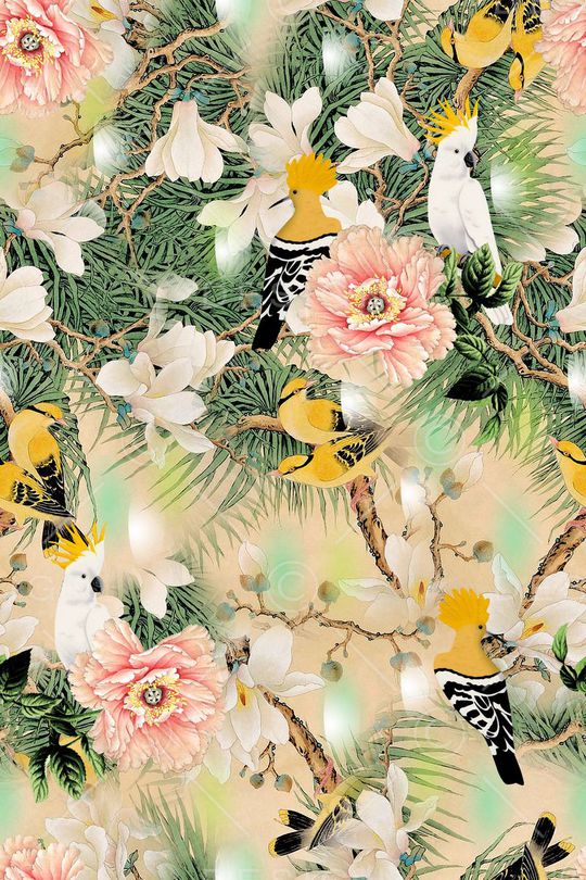 鸟印花华亿平台图片