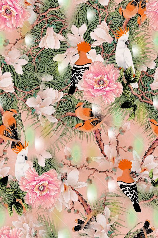 鸟印花华亿平台图片