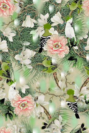 鸟印花华亿平台图片