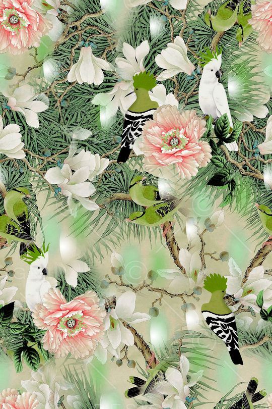 鸟印花华亿平台图片