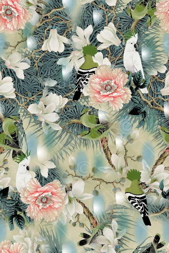 鸟印花华亿平台图片