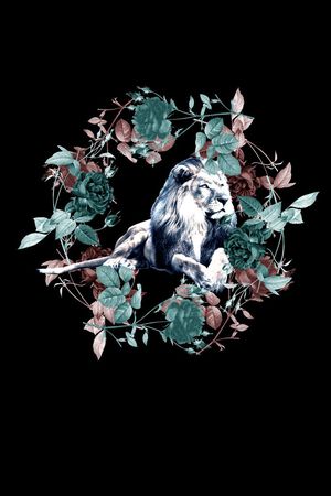 时尚潮流男装定位T恤印花印花华亿平台图片