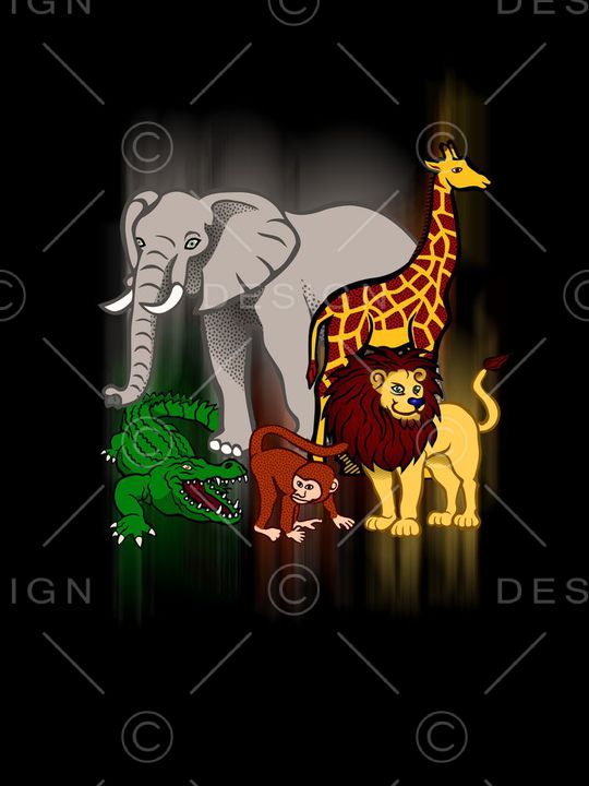 动物印花华亿平台图片