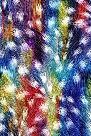 抽象印花华亿平台图片