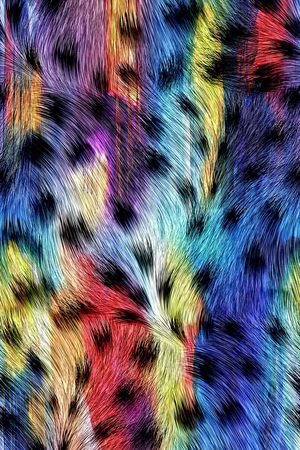 抽象印花华亿平台图片