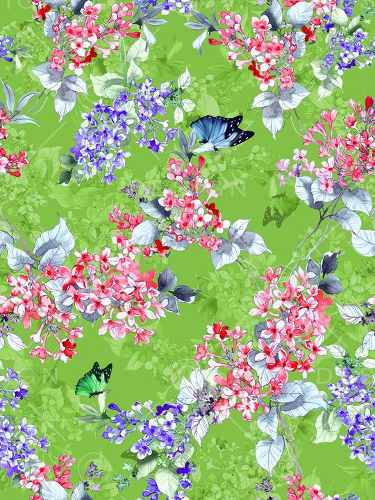 中国风印花华亿平台图片