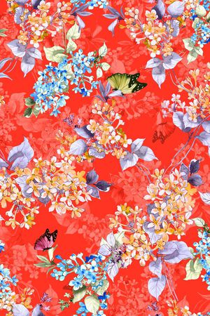 中国风印花华亿平台图片