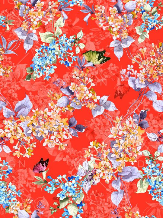 中国风印花华亿平台图片