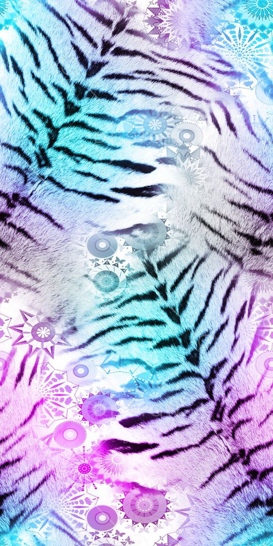 老虎纹印花华亿平台图片