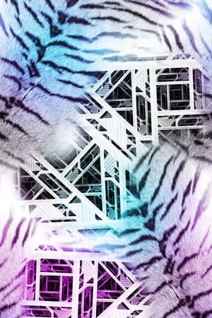 几何印花华亿平台图片