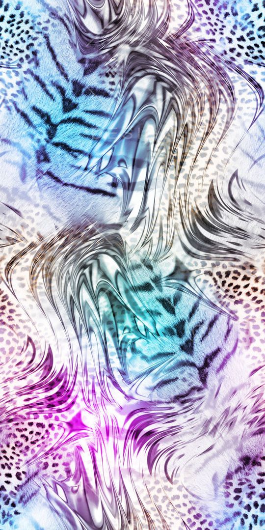 动物纹印花华亿平台图片