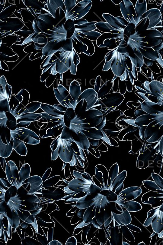 分形艺术几何印花印花华亿平台图片