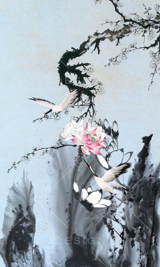 荷花印花华亿平台图片