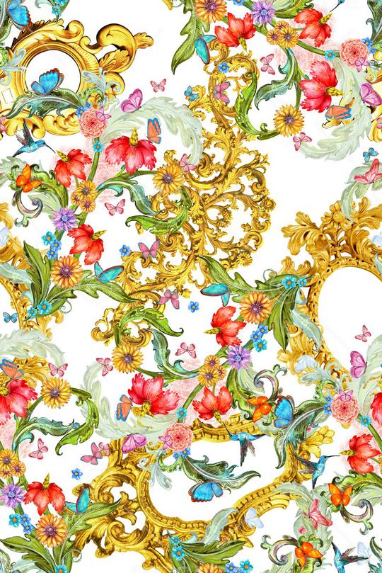 手绘印花华亿平台图片