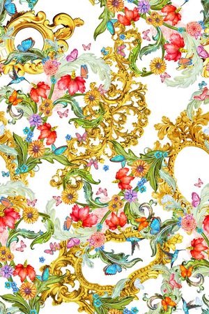 手绘印花华亿平台图片