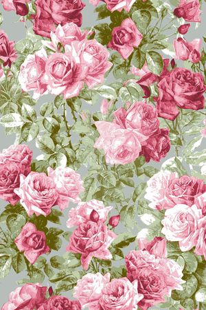 玫瑰印花华亿平台图片