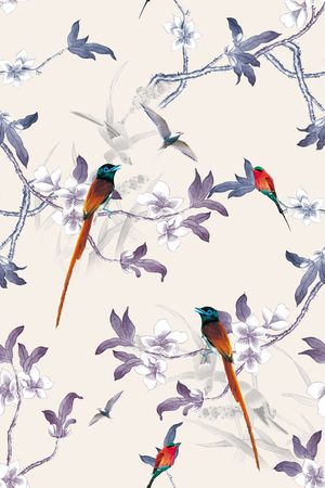 中国风印花华亿平台图片