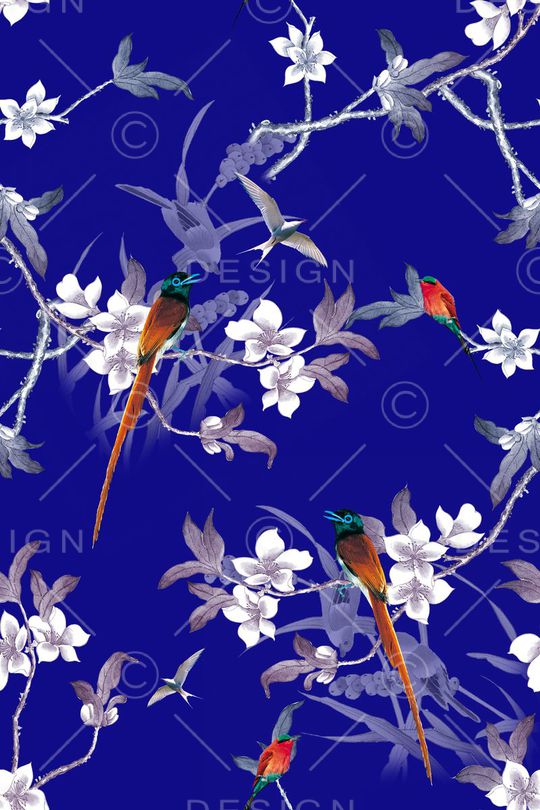 中国风印花华亿平台图片