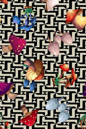 植物印花华亿平台图片