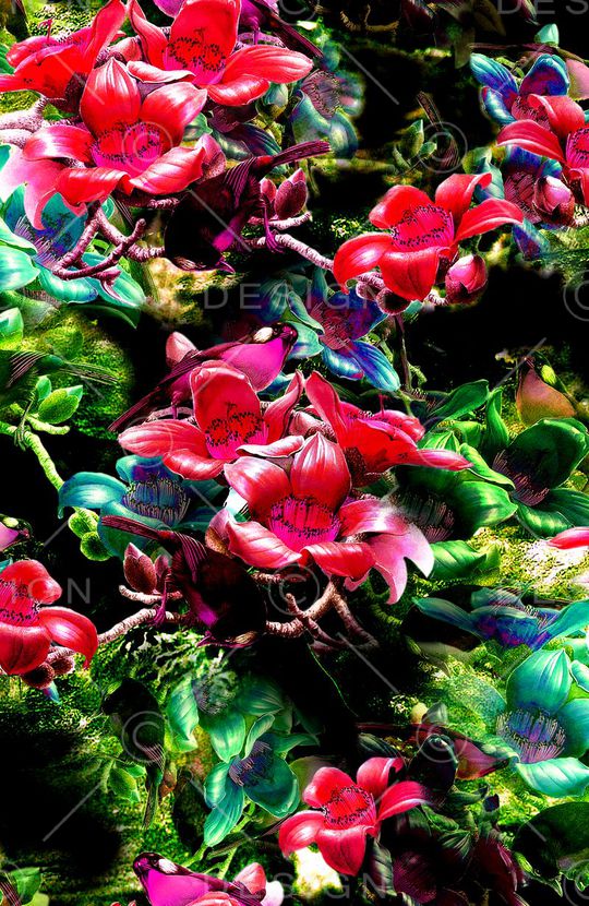 水墨印花华亿平台图片