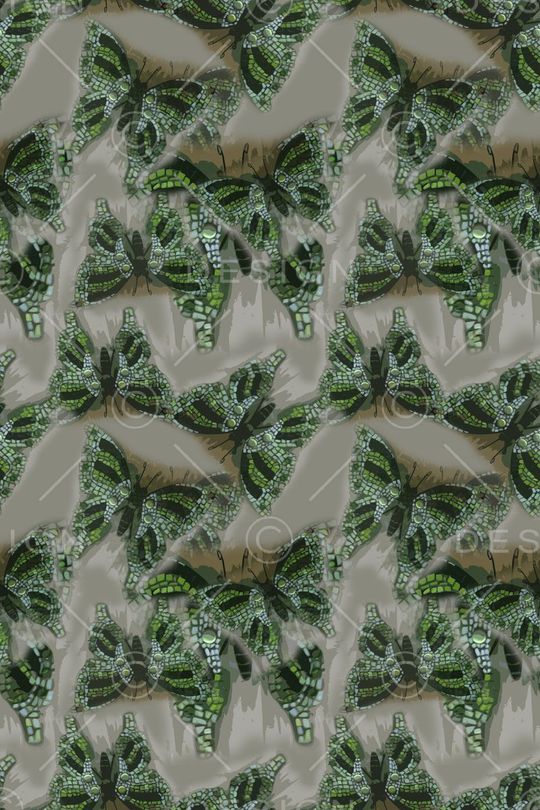 蝴蝶艺象印花华亿平台图片