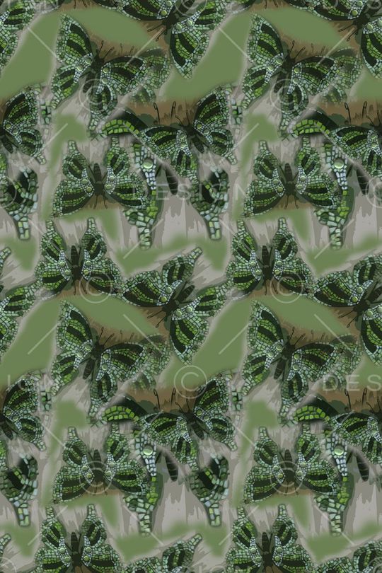 蝴蝶艺象印花华亿平台图片