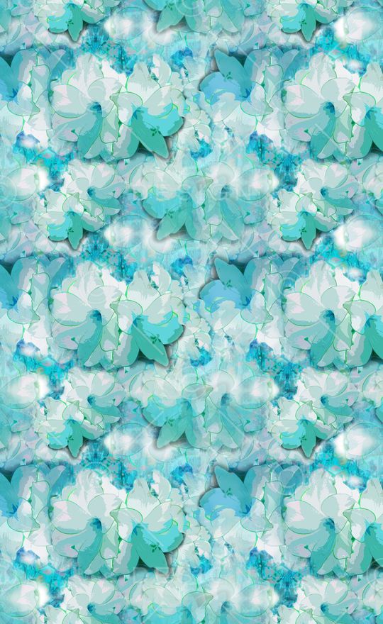 青蓝雅韵系列印花华亿平台图片