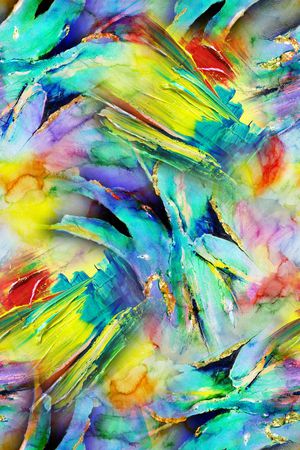 抽象印花华亿平台图片