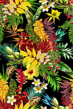 热带风印花华亿平台图片