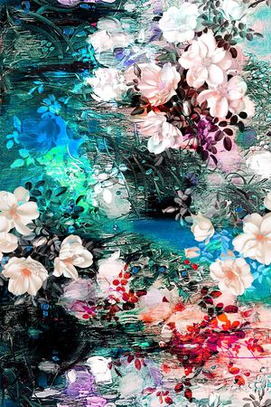 玫瑰印花华亿平台图片