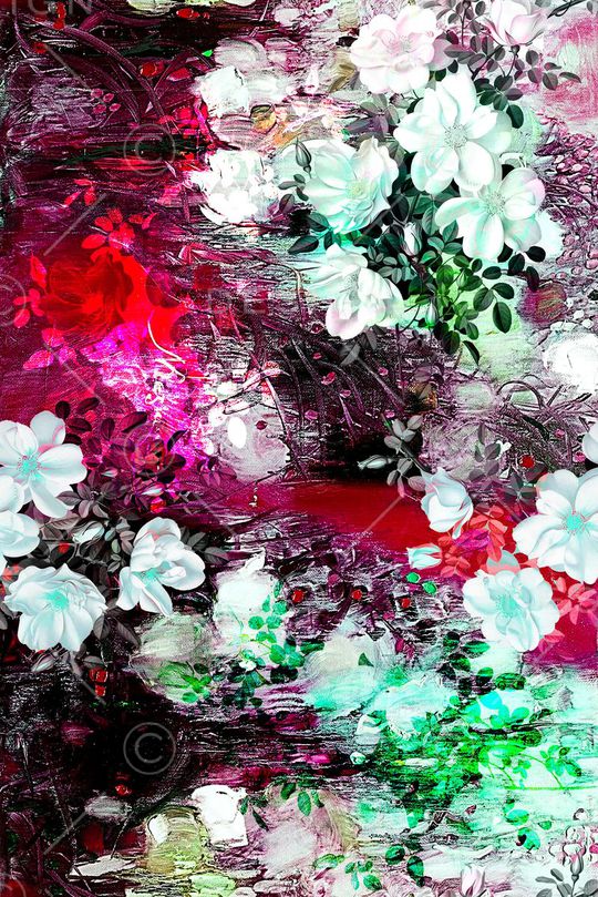 玫瑰印花华亿平台图片