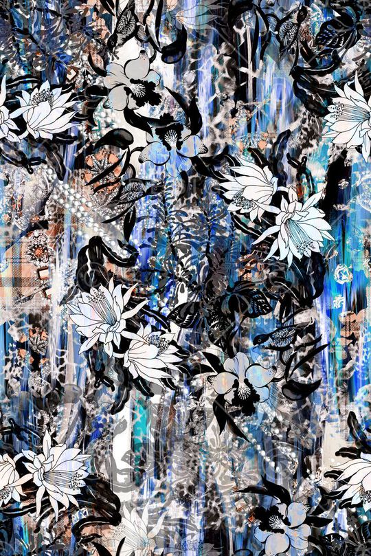 扎染印花华亿平台图片