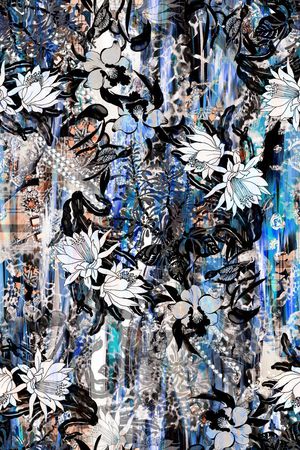 扎染印花华亿平台图片