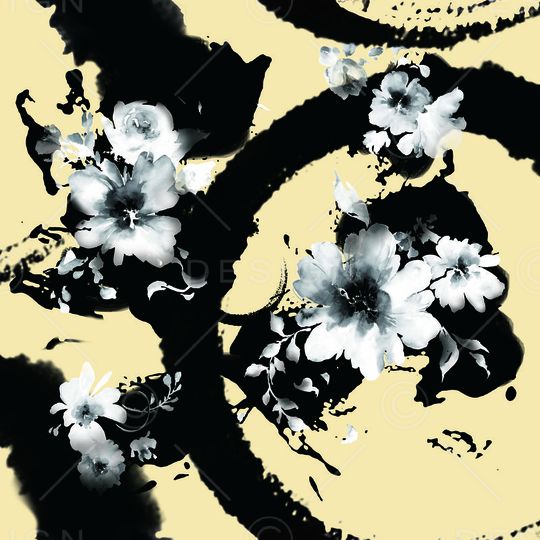 中国风印花华亿平台图片