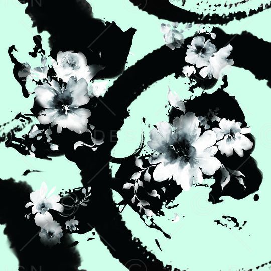 中国风印花华亿平台图片