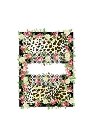 动物纹印花华亿平台图片