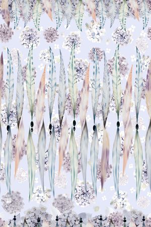 羽毛印花华亿平台图片