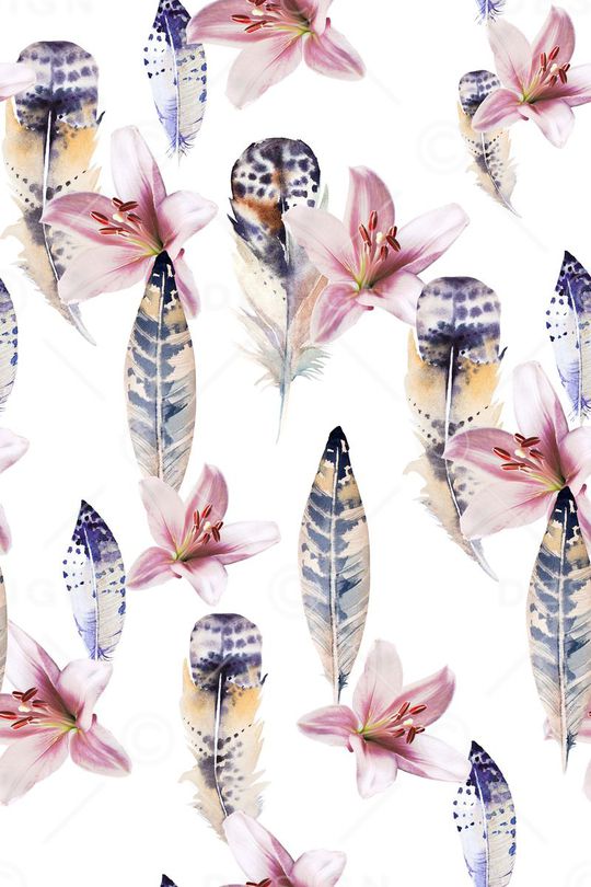 羽毛印花华亿平台图片