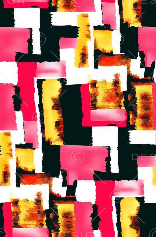 不规则几何印花华亿平台图片