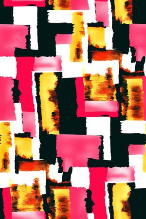 不规则几何印花华亿平台图片