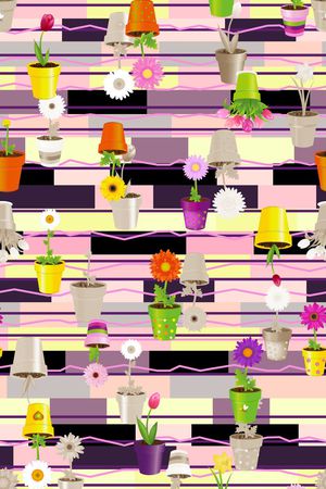 植物印花华亿平台图片