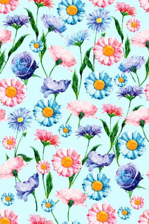 手绘花卉女装印花华亿平台图片