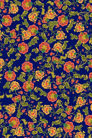 小碎花印花华亿平台图片