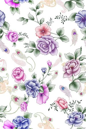 花朵印花华亿平台图片