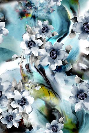 花朵印花华亿平台图片