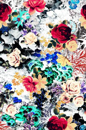 中国风印花华亿平台图片