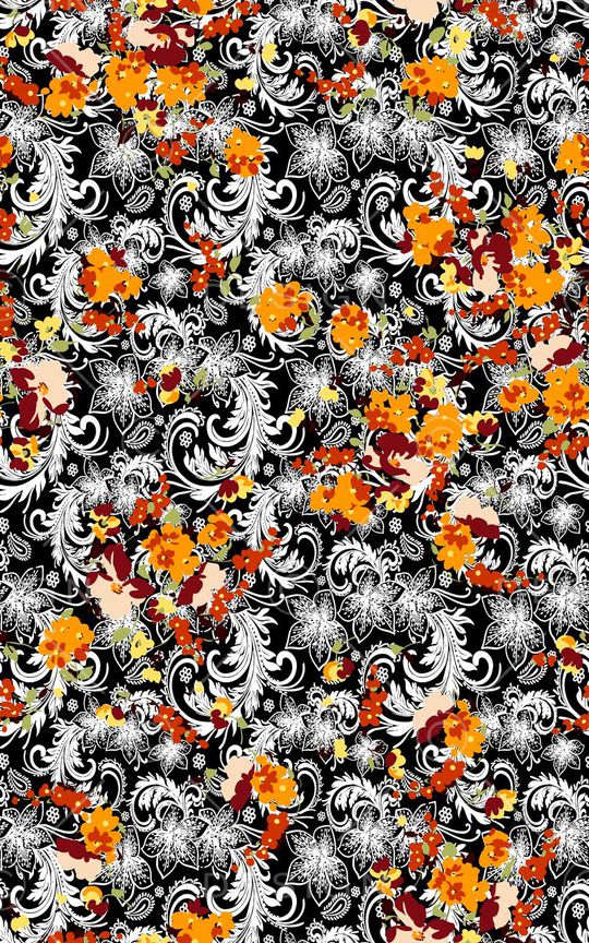 卷草印花华亿平台图片