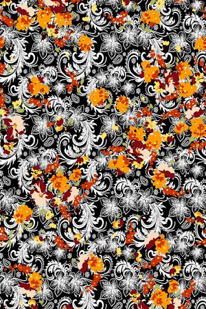 卷草印花华亿平台图片