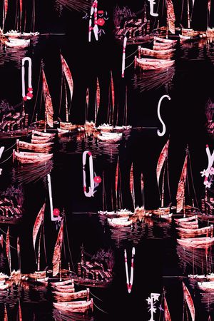 字母印花华亿平台图片